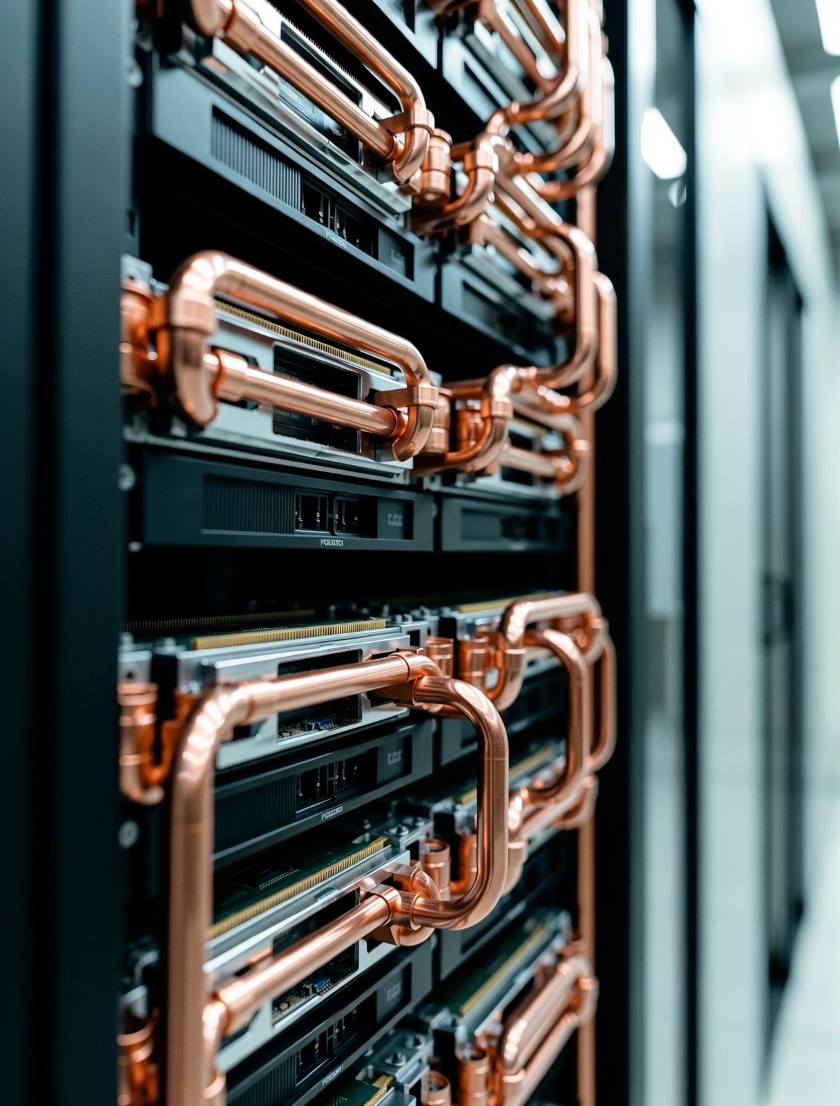 High-performance computing hardware representing neural processing power